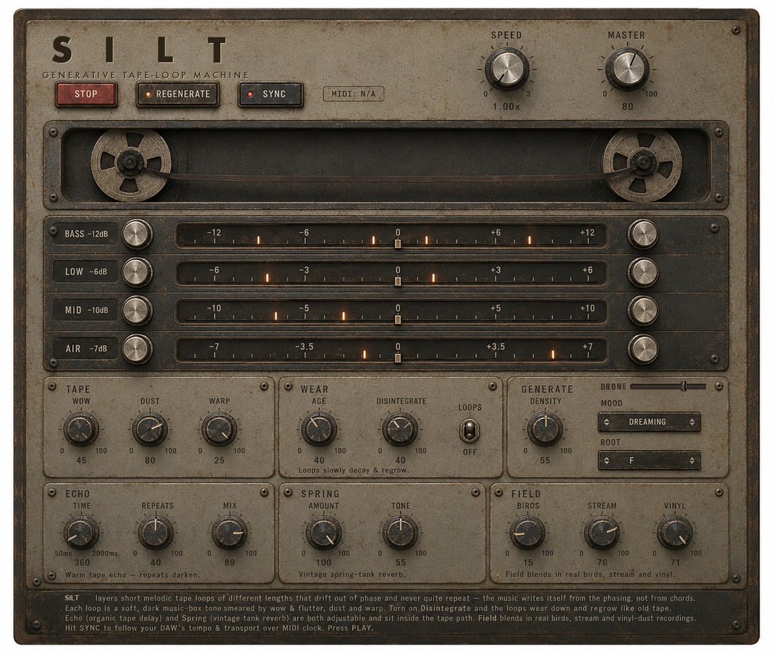 SILT instrument interface